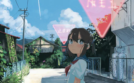 Anime girl anime girl HD Desktop Wallpaper | Background Image