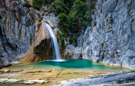 Spain nature waterfall HD Desktop Wallpaper | Background Image