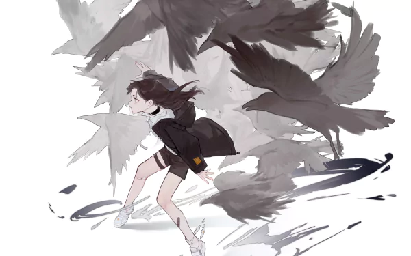 bird Anime Original Anime Bird HD Desktop Wallpaper | Background Image