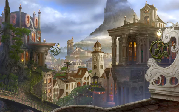 Anime Wandering Witch: The Journey of Elaina HD Desktop Wallpaper | Background Image