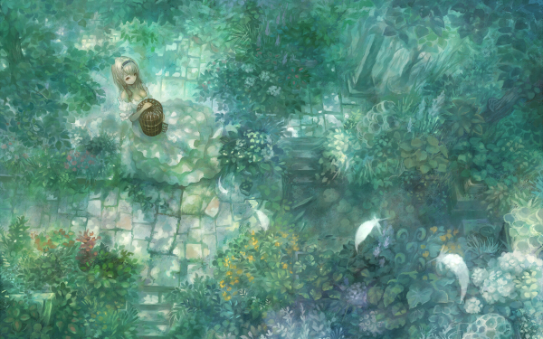 Anime Original Garden HD Wallpaper | Background Image