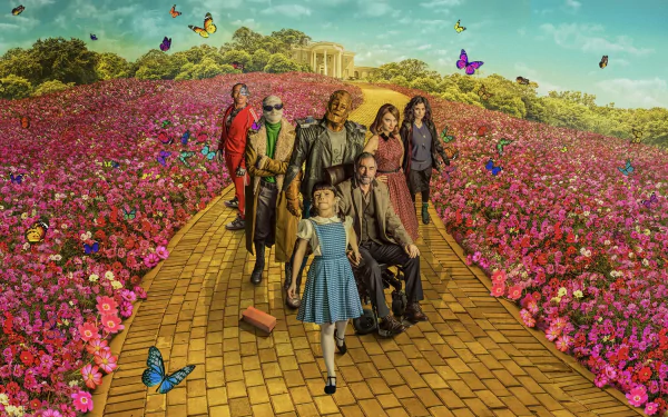 Cyborg (DC Comics) Dorothy Spinner Chief (DC Comics) Crazy Jane Elasti-Girl Negative Man Robotman (DC Comics) TV Show Doom Patrol HD Desktop Wallpaper | Background Image