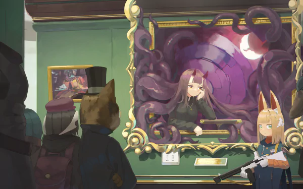 Anime Original museum HD Desktop Wallpaper | Background Image