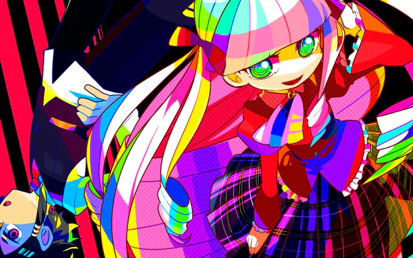 colorful anime girl HD Desktop Wallpaper | Background Image