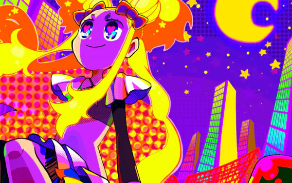 colorful anime girl HD Desktop Wallpaper | Background Image