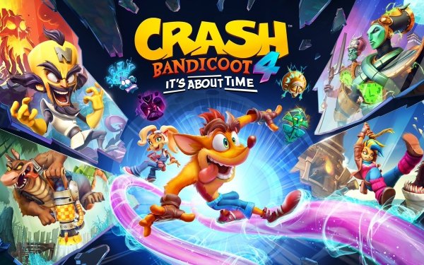 Video Game Crash Bandicoot 4: It's About Time Crash Bandicoot Coco Bandicoot Neo Cortex Nefarious Tropy Tawna Bandicoot Dingodile HD Wallpaper | Background Image