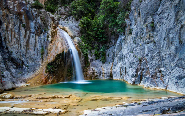 Spain nature waterfall HD Desktop Wallpaper | Background Image