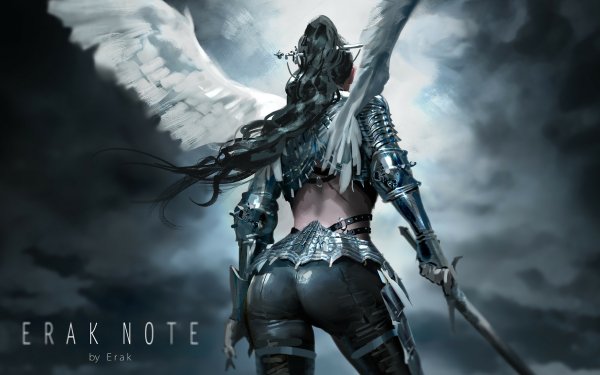 Fantasy Angel Warrior Woman Warrior HD Wallpaper | Background Image