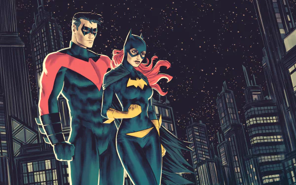 Barbara Gordon Dick Grayson DC Comics Nightwing Comic Batgirl HD Desktop Wallpaper | Background Image