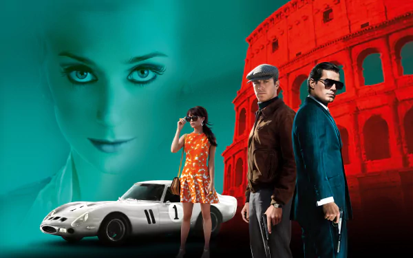 Alicia Vikander Elizabeth Debicki Armie Hammer Henry Cavill movie The Man from U.N.C.L.E. HD Desktop Wallpaper | Background Image