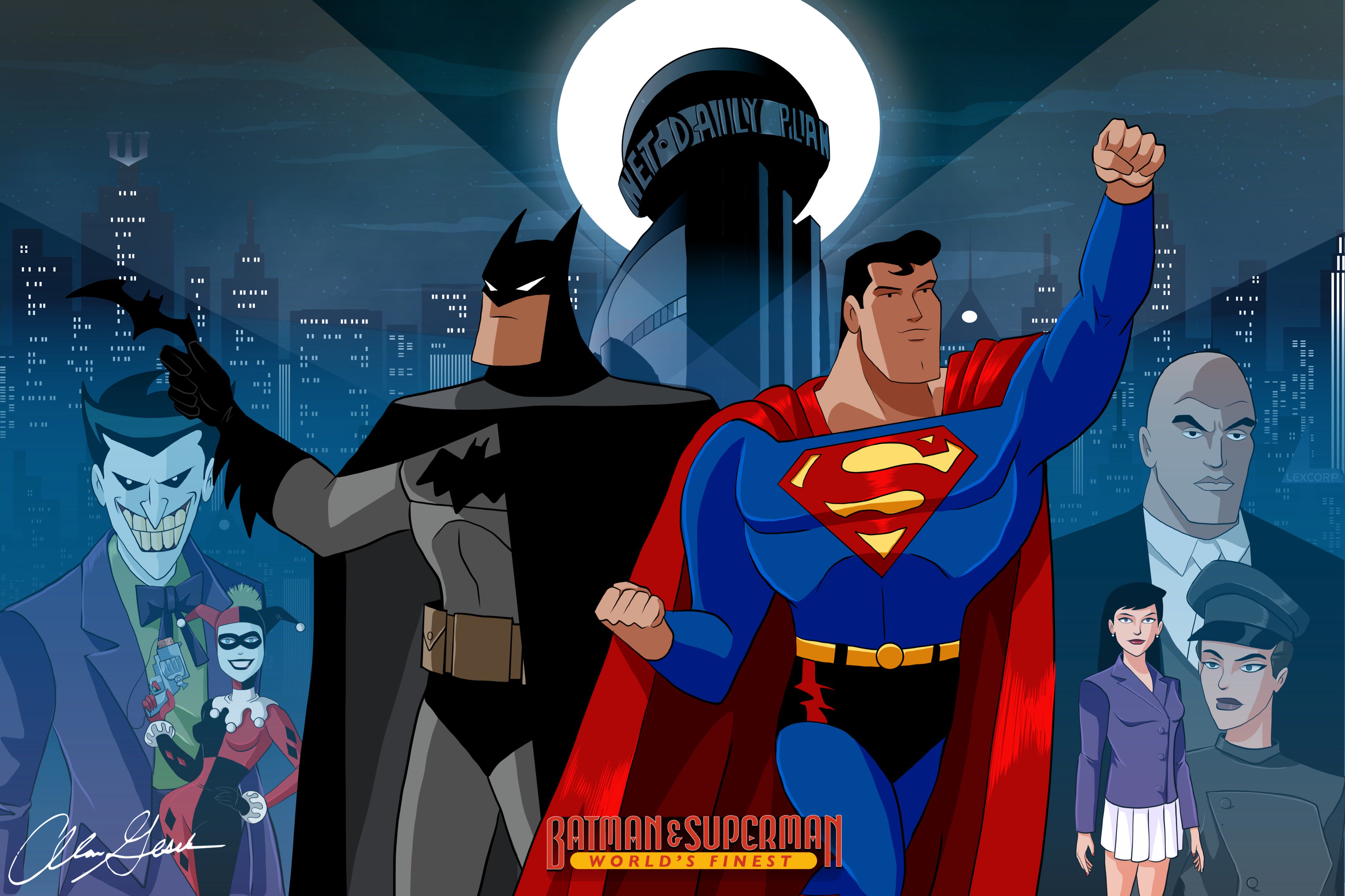 Movie The Batman Superman Movie: World's Finest HD Wallpaper | Background Image