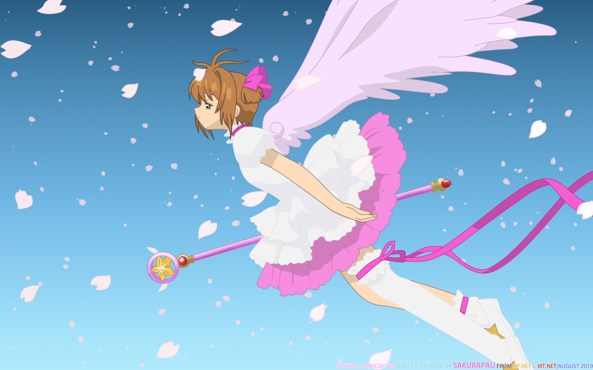 Anime desktop wallpaper featuring Cardcaptor Sakura.