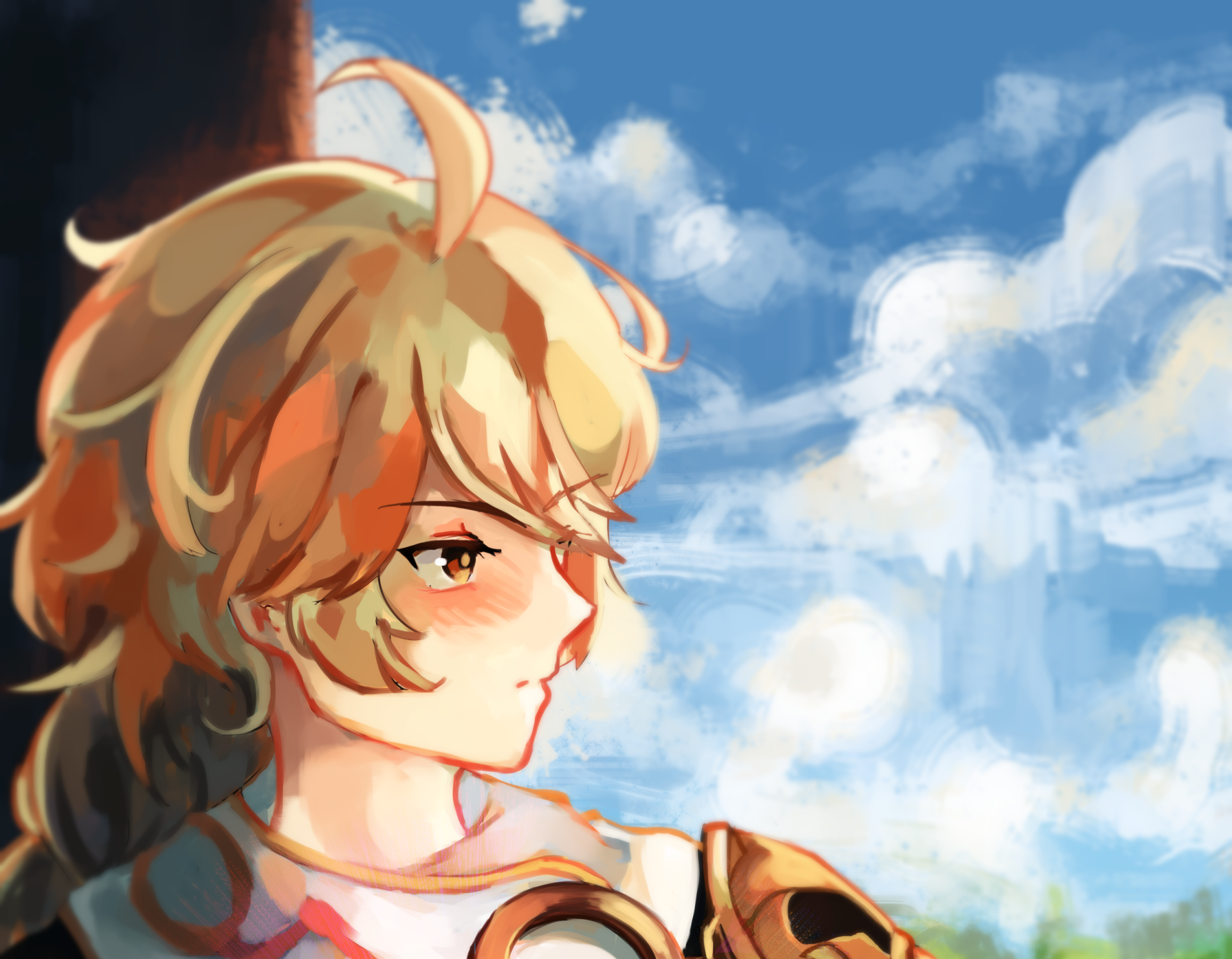 Download Aether (Genshin Impact) Video Game Genshin Impact HD Wallpaper by Feaw