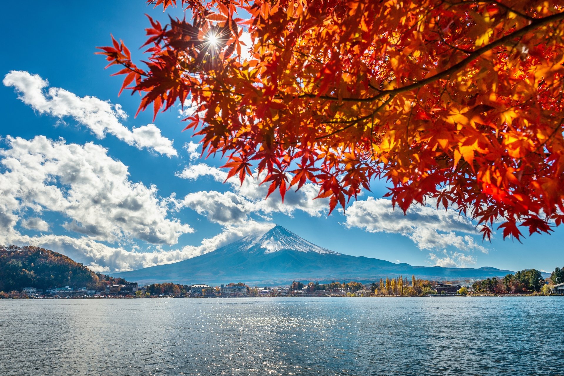 Download Mountain Landscape Japan Lake Fall Nature Mount Fuji 4k Ultra ...