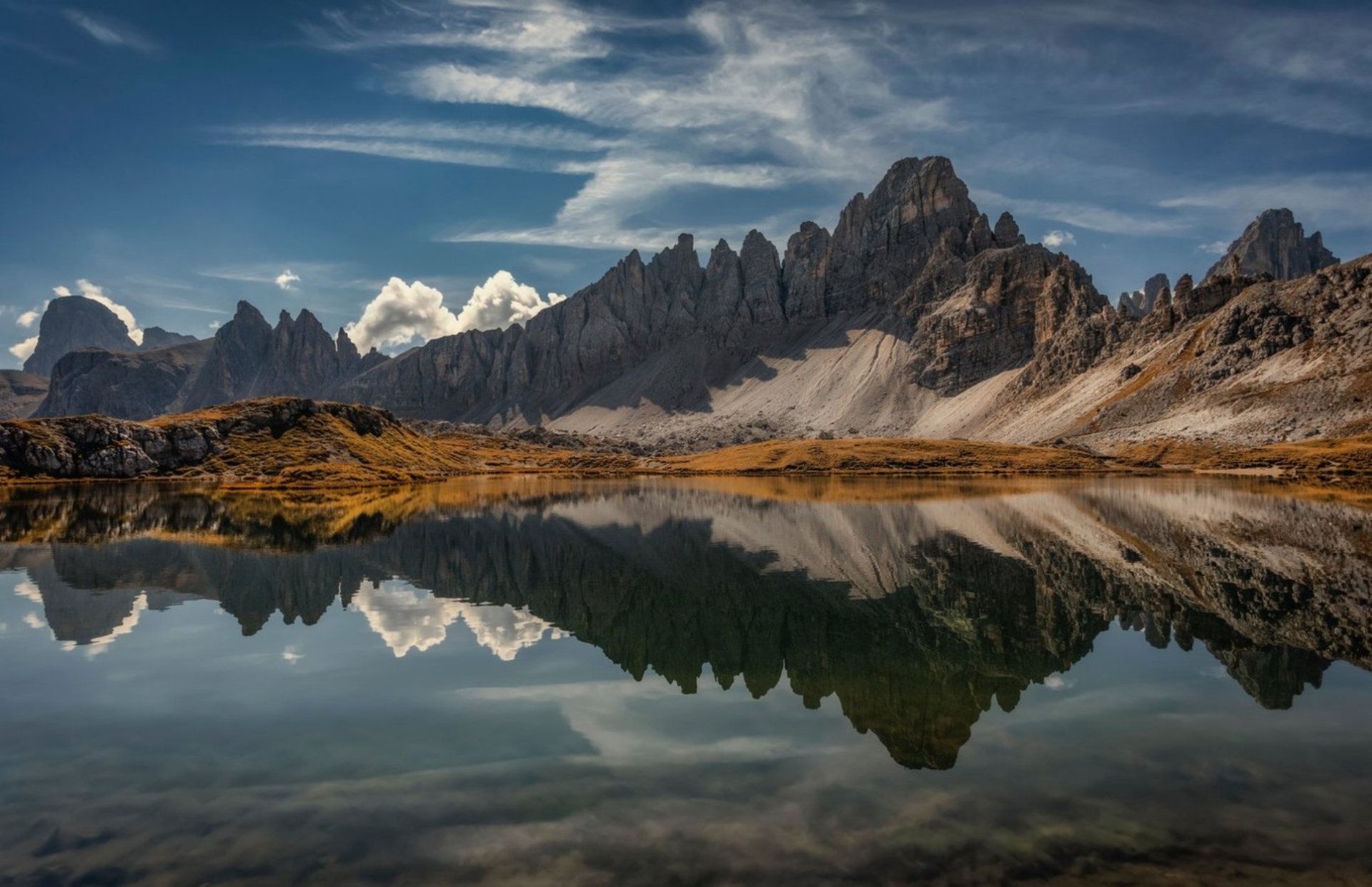 Download Lake Mountain Sky Nature Reflection HD Wallpaper | 1932x1250 ...