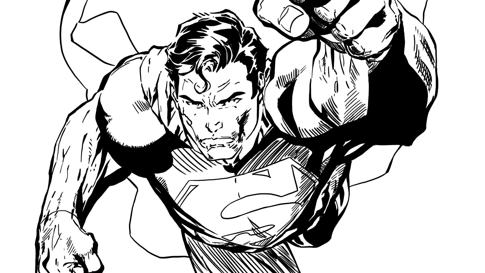Superman Sketch by abedinayan05