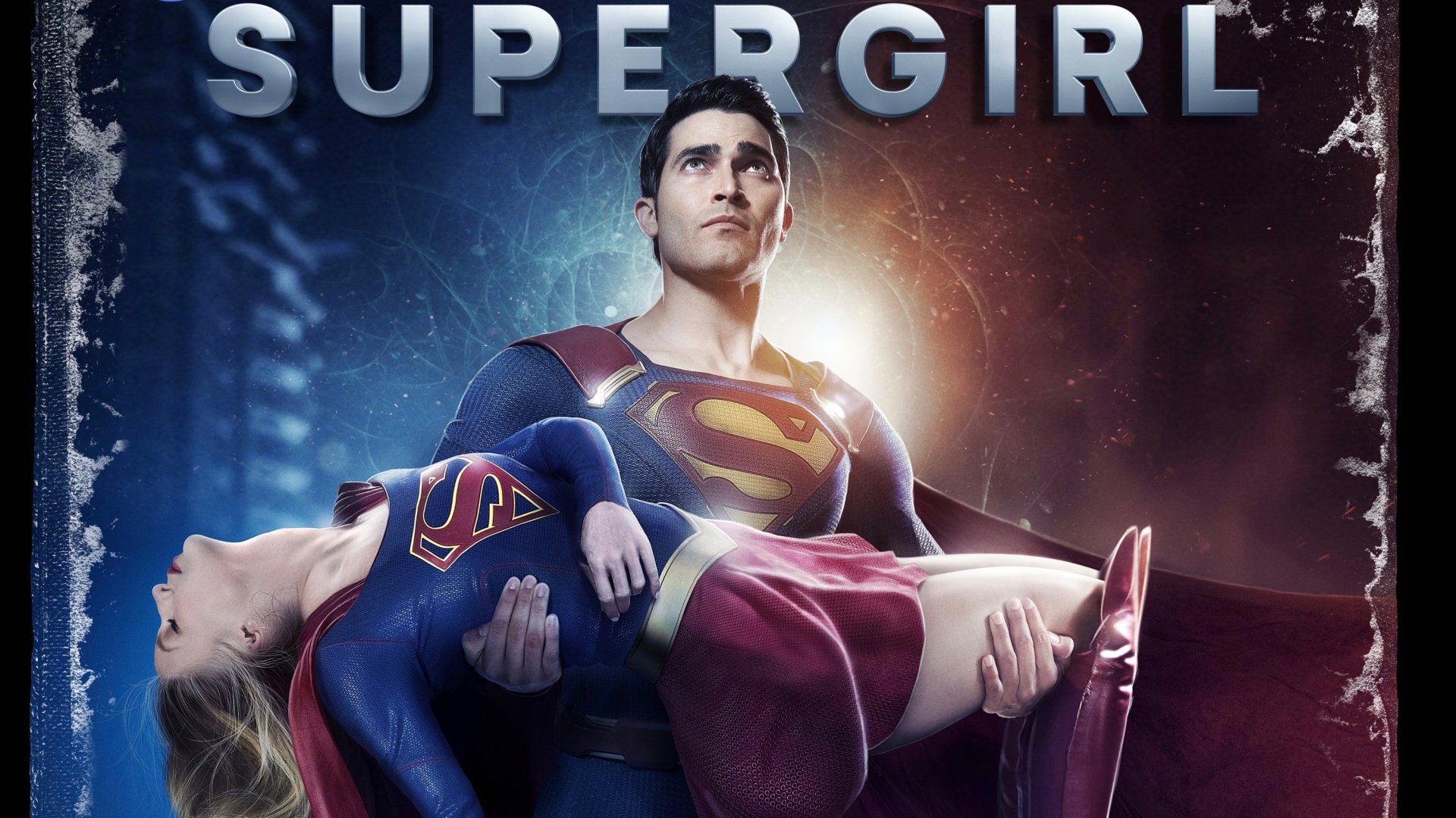 Download Tyler Hoechlin Superman Melissa Benoist Supergirl (TV Show) TV Show Supergirl HD Wallpaper