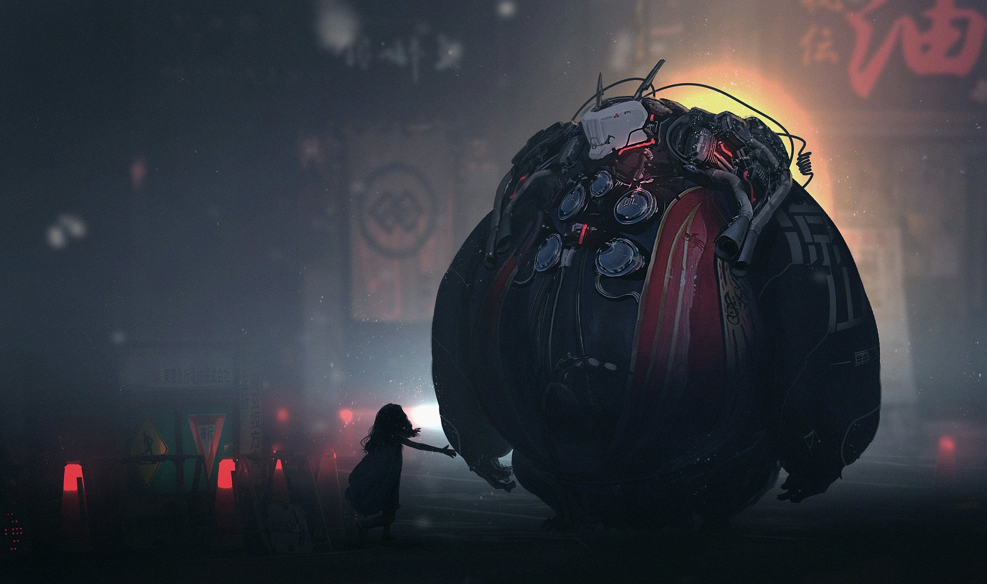 Download Sci Fi Robot HD Wallpaper by luye liangshanzhonggong