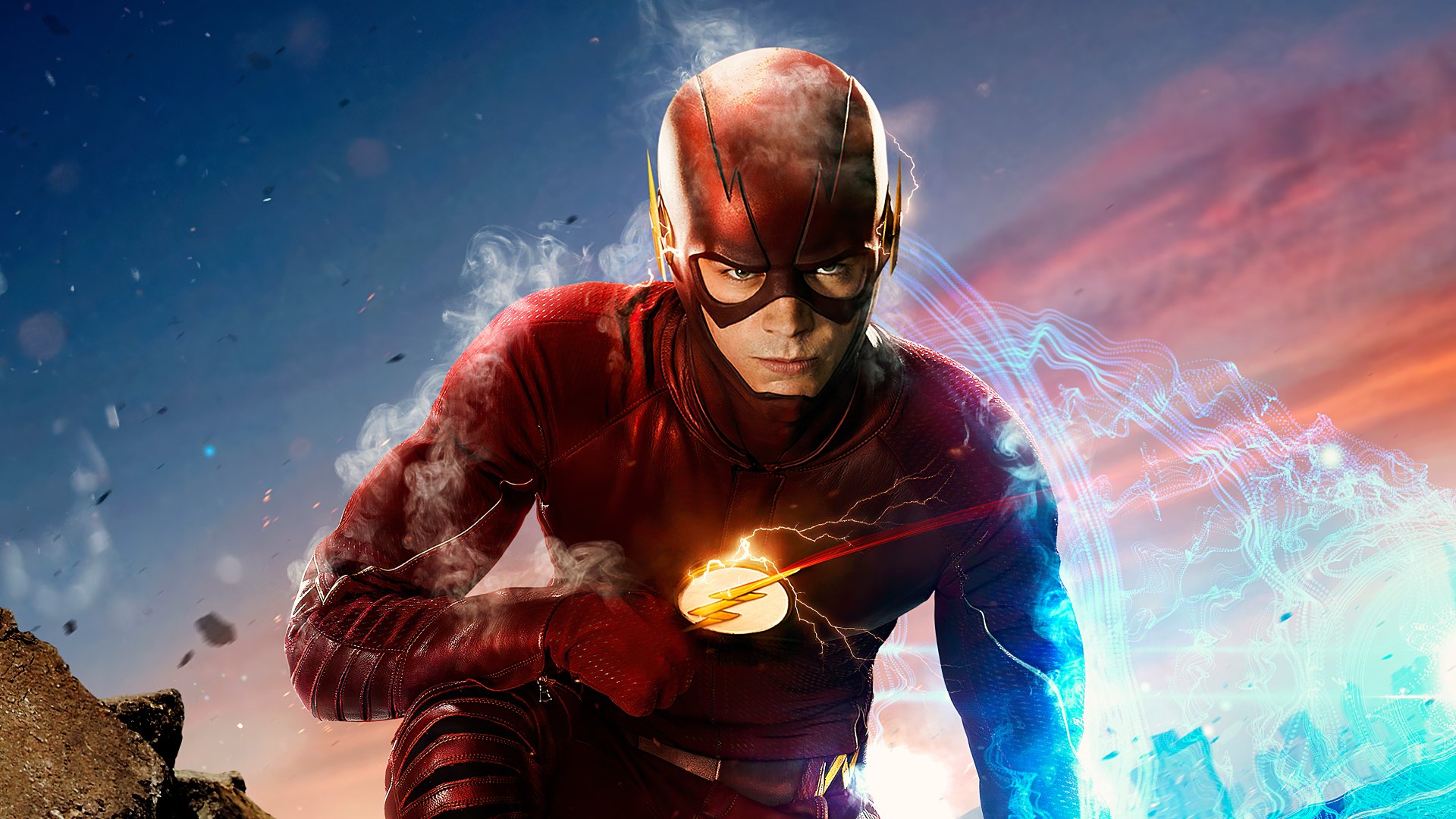 Download Grant Gustin Barry Allen TV Show The Flash (2014)  4k Ultra HD Wallpaper