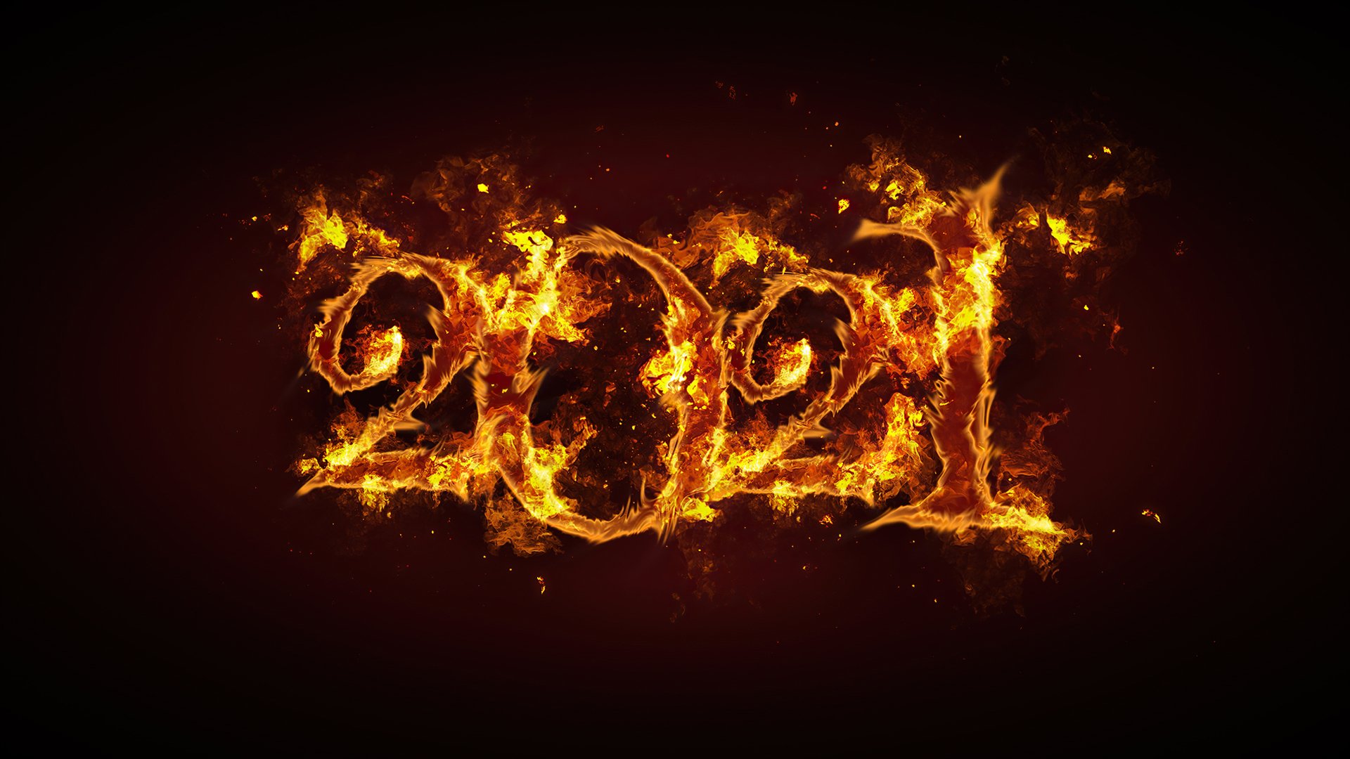 Download Flame Holiday New Year 2021 4k Ultra HD Wallpaper