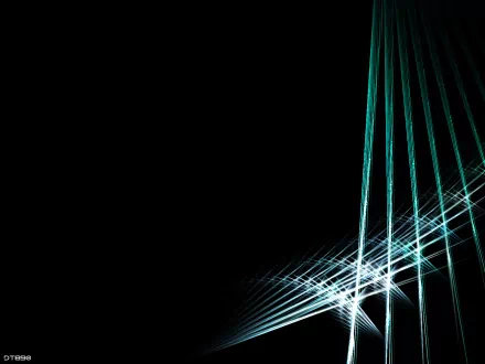 Abstract blue fractal waves create a dynamic and vibrant pattern against a dark background, offering an engaging visual experience for a HD PC desktop wallpaper.