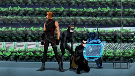 Bart Allen Jaime Reyes Blue Beetle (DC Comics) Robin (DC Comics) Tim Drake Impulse (DC Comics) Arsenal (DC Comics) TV Show Young Justice HD Desktop Wallpaper | Background Image