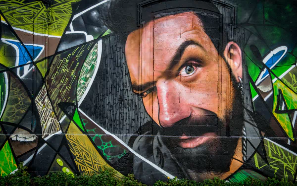 wall artistic graffiti HD Desktop Wallpaper | Background Image