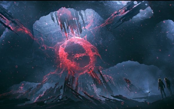 Sci Fi Portal Astronaut HD Wallpaper | Background Image