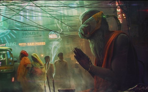 Sci Fi Cyberpunk Cyborg HD Wallpaper | Background Image
