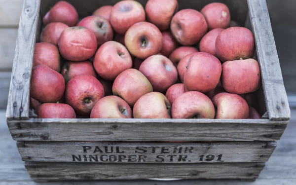 fruit box food apple HD Desktop Wallpaper | Background Image