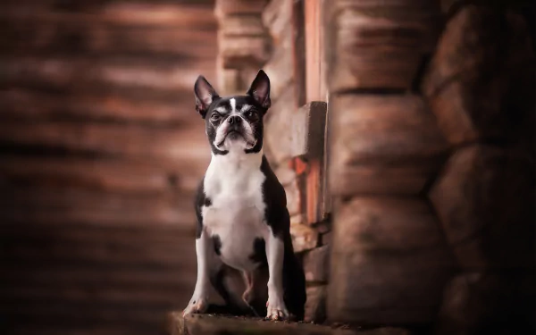 dog Animal Boston Terrier HD Desktop Wallpaper | Background Image