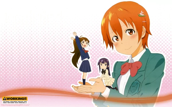 Anime Working!! HD Desktop Wallpaper | Background Image