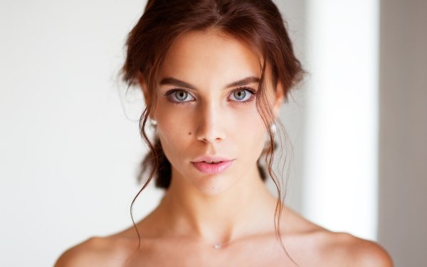 Women Model Brunette Portrait Face HD Wallpaper | Background Image
