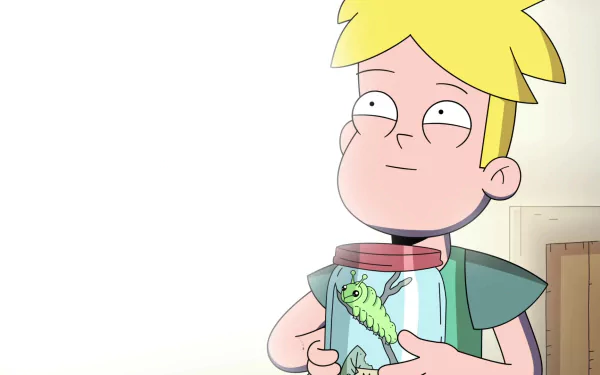 jar blonde Gary Goodspeed Mooncake the Caterpillar TV Show Final Space HD Desktop Wallpaper | Background Image