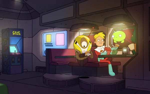 boots Mooncake (Final Space) KVN (Final Space) Avocato (Final Space) Gary Goodspeed TV Show Final Space HD Desktop Wallpaper | Background Image