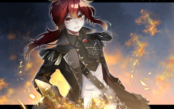 Video Game Genshin Impact Diluc HD Wallpaper | Background Image