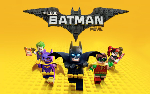 Joker Harley Quinn Batgirl Robin (DC Comics) Batman movie The Lego Batman Movie HD Desktop Wallpaper | Background Image