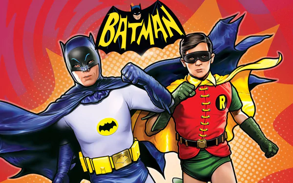 Burt Ward Dick Grayson Robin (DC Comics) Adam West Bruce Wayne Batman (1960 TV Show) TV Show Batman HD Desktop Wallpaper | Background Image