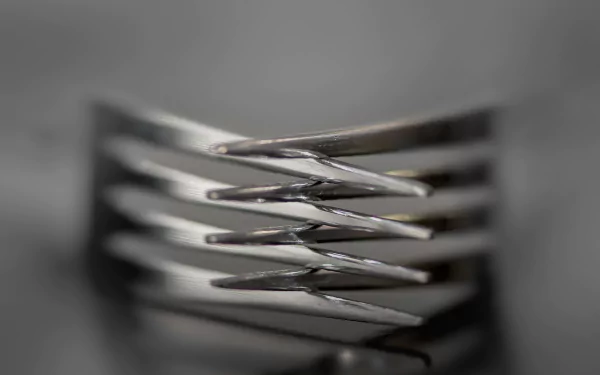 Black &amp; White fork macro photography Close Up HD Desktop Wallpaper | Background Image