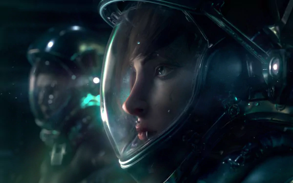  Two Astronauts by Jonathan Romeo
