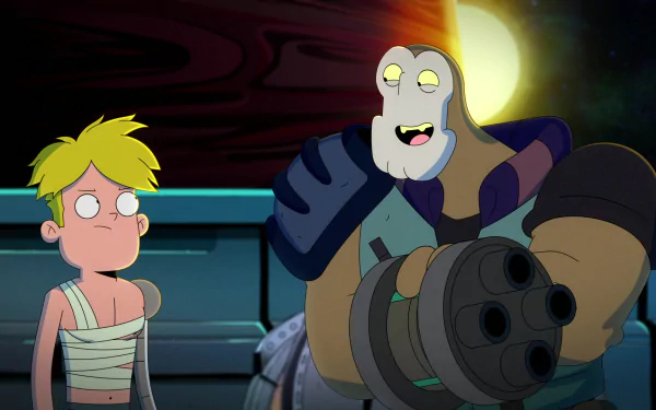 blonde Gary Goodspeed Fox (Final Space) TV Show Final Space HD Desktop Wallpaper | Background Image