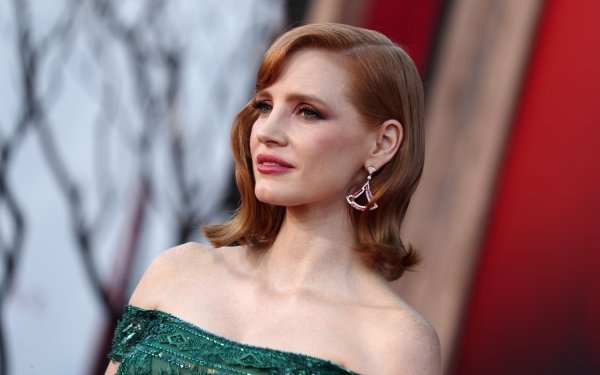 Celebrity Jessica Chastain Makeup Actress Hair Redhead HD Wallpaper | Background Image