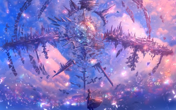 Anime Sci Fi Fantasy HD Wallpaper | Background Image