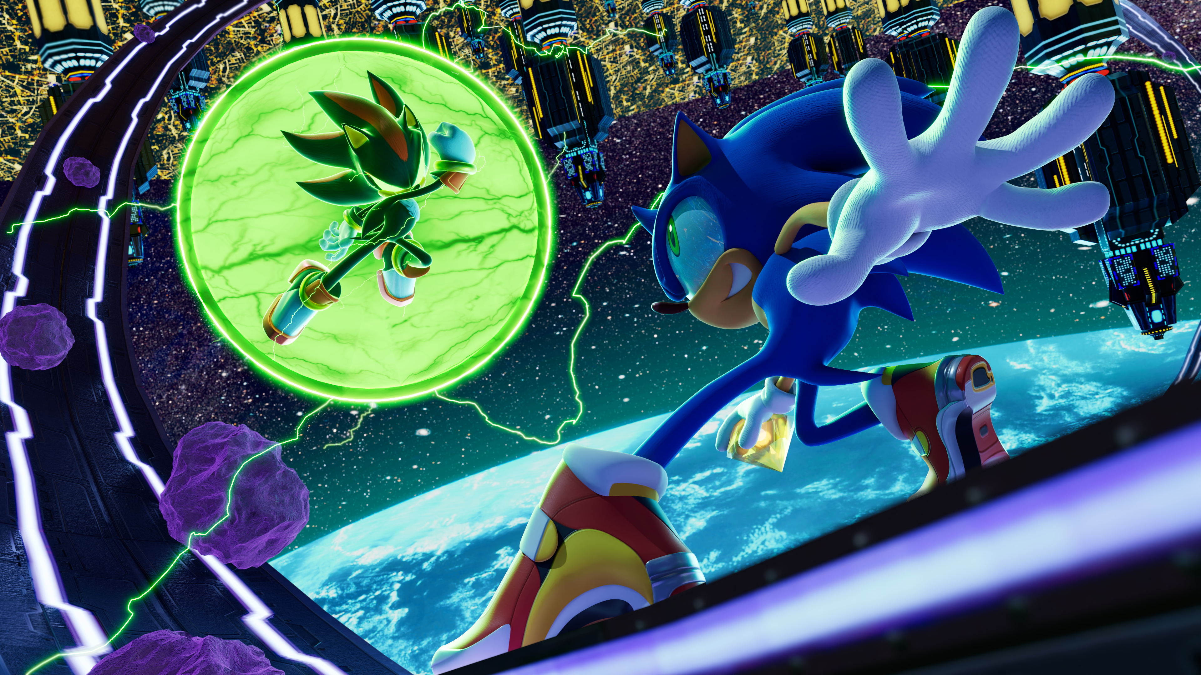 Hyper Sonic  Sonic, Y2k background, Sonic the hedgehog