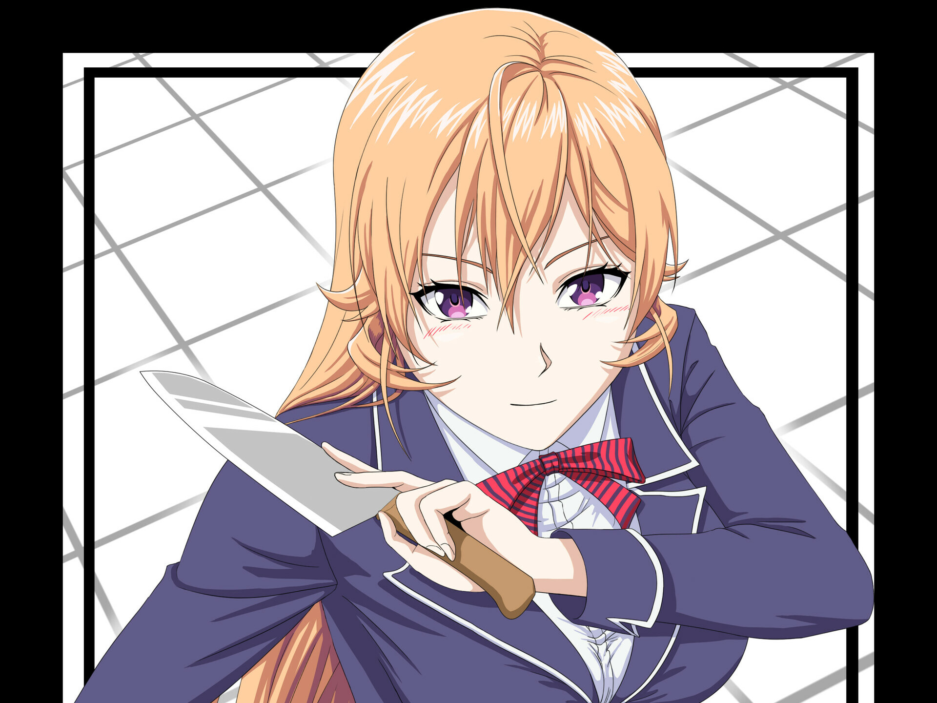 Food Wars! Shokugeki no Soma - Anime - Erina Nakiri & Soma