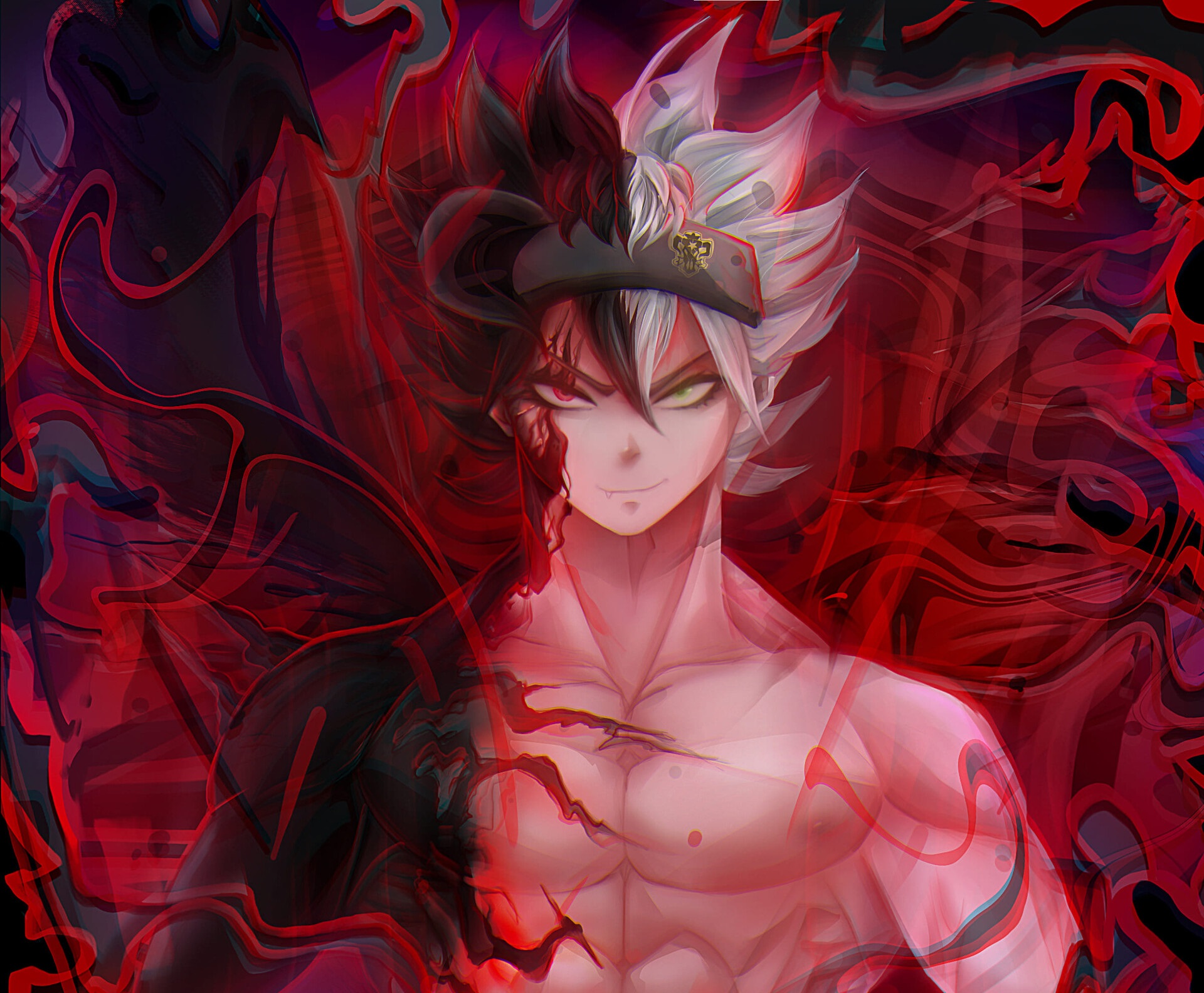 Asta Unleashed: Black Clover Anime HD Wallpaper by JeeZ Art