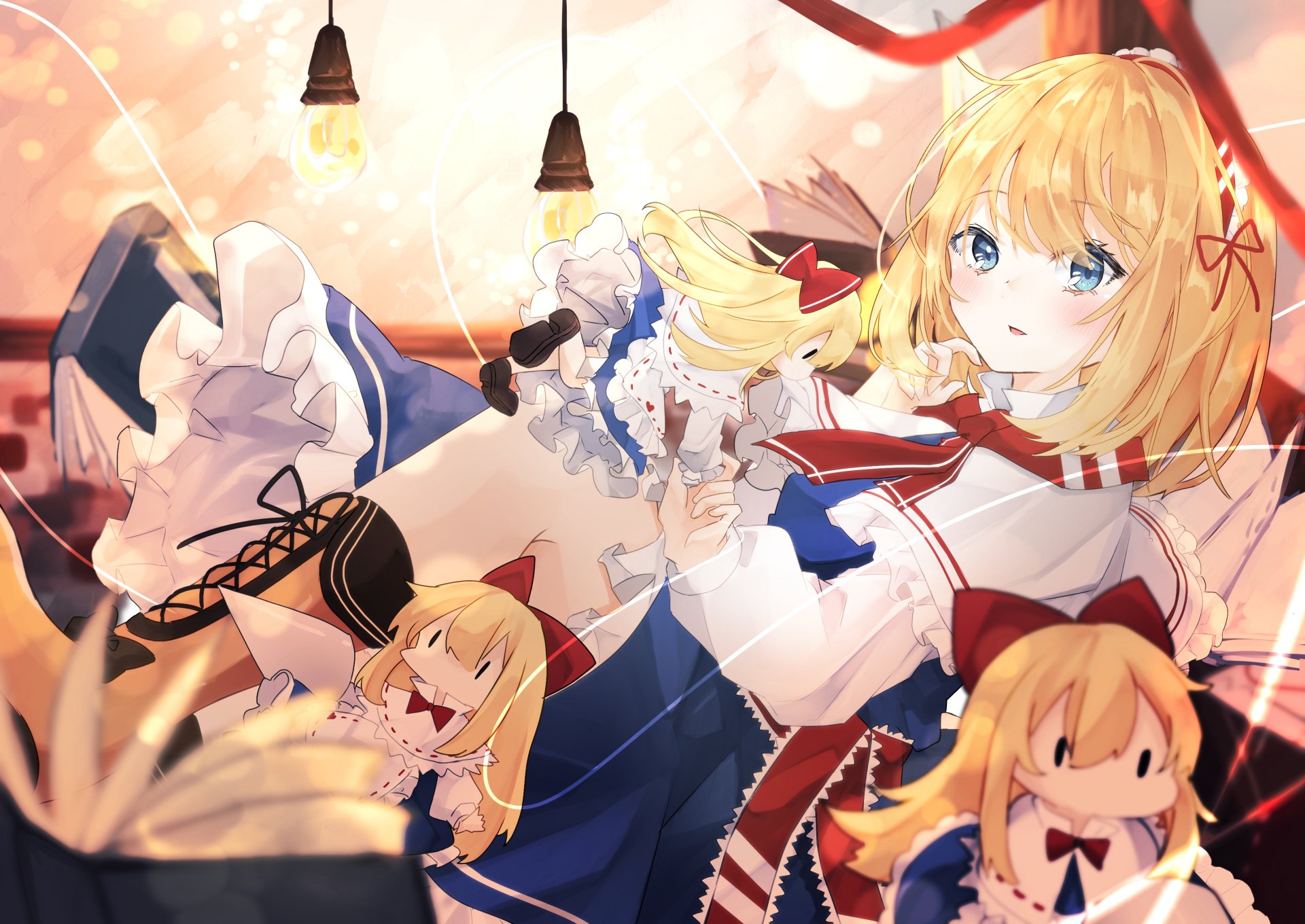 Download Shanghai Doll Alice Margatroid Anime Touhou HD Wallpaper by ななしきりん