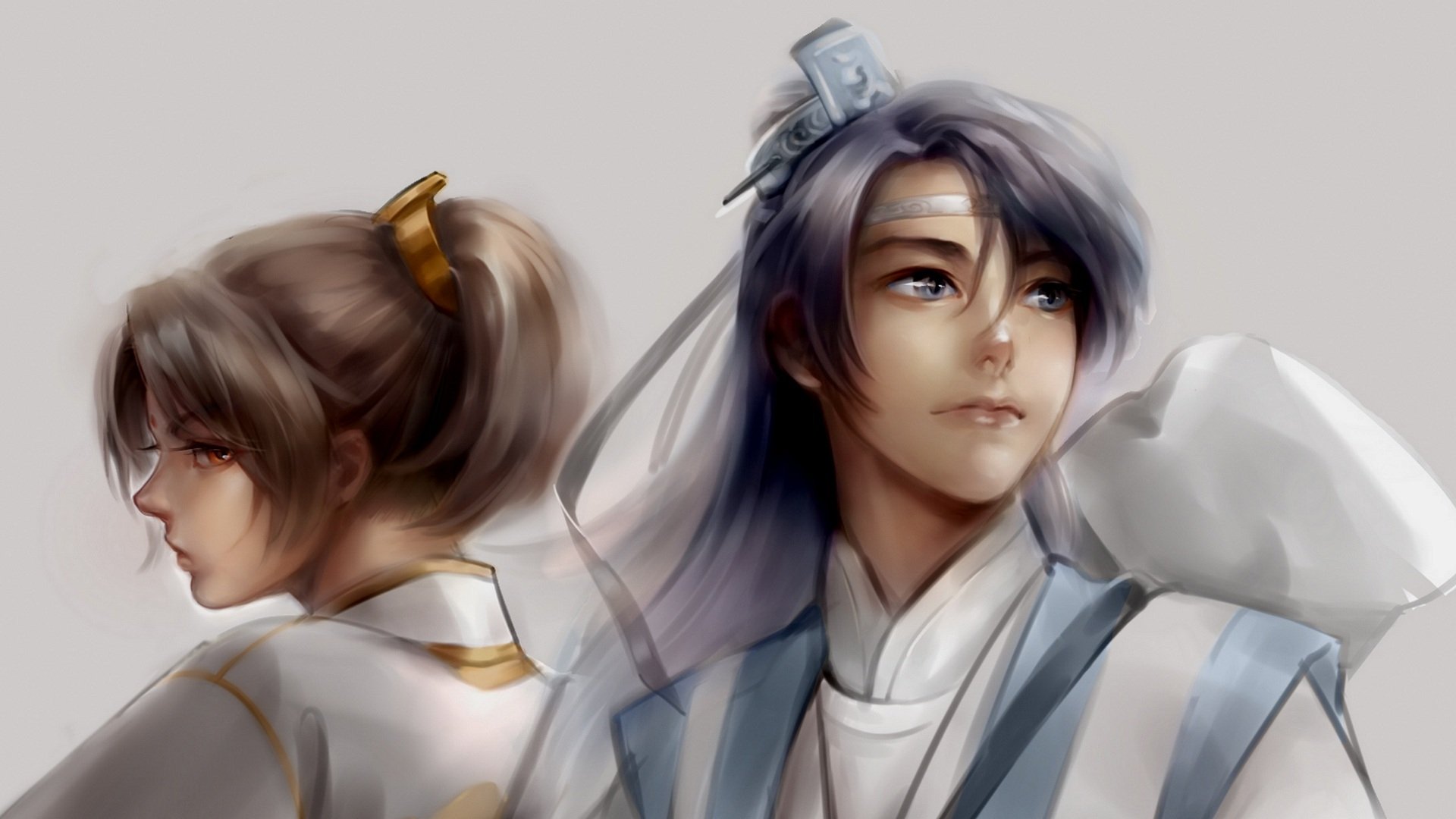 Download Jin Ling Lan Sizhui Anime Mo Dao Zu Shi HD Wallpaper