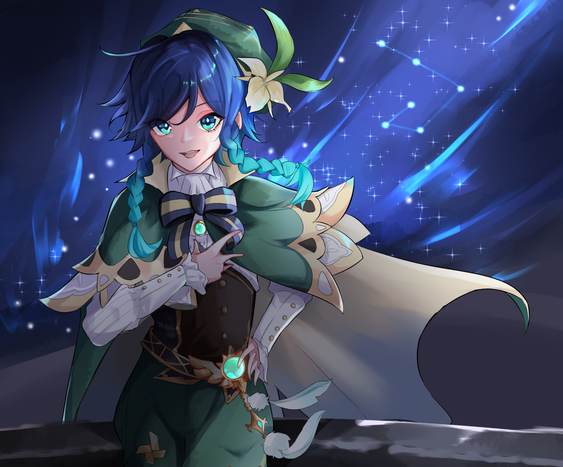 Download Venti (Genshin Impact) Video Game Genshin Impact HD Wallpaper by かすてら