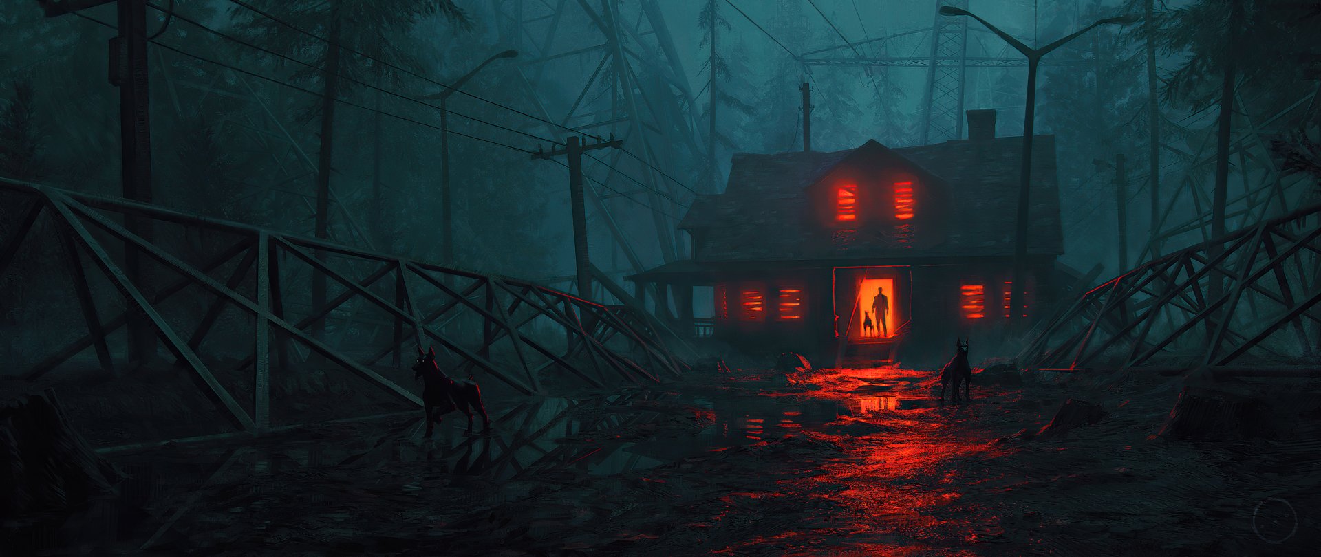Download Dark House HD Wallpaper by Gilles Ketting